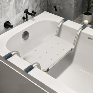 ที่นั่งอาบน้ำพัลส์ เฮลท์ 77x23x20 ซม. อลูมิเนียมอัลลอยกันลื่นสำหรับผู้สูงอายุสตรีมีครรภ์เด็กอุปกรณ์ความปลอดภัยในห้องน้ำ - Product Image 1