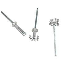 Rivets à fleurs de 3,2 mm, 4,0 mm, 5,0 mm, rivets aveugles à décoller pour panneaux en plastique et planches de toilettes
