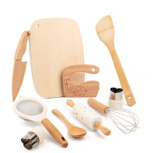 Jeu <span class=keywords><strong>de</strong></span> rôle en bois Montessori pour enfants, batterie <span class=keywords><strong>de</strong></span> <span class=keywords><strong>cuisine</strong></span>, <span class=keywords><strong>jeux</strong></span> éducatifs, jouets pour garçons et filles - Product Image 1