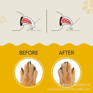 Cross-border wooden round dog <b>scratching</b> <b>post</b>, black flattened paw file, detachable wooden pet nail file/scraper. - Product Image 5