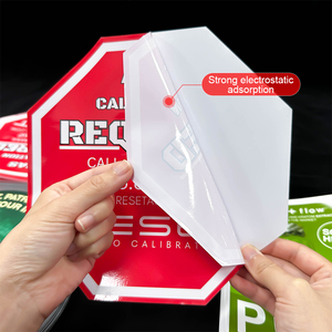 Tùy Chỉnh Xe Kính Cửa Sổ Dán Decals In Ấn Nhà Máy Không Thấm Nước Và Tái Sử Dụng Tấm <span class=keywords><strong>Sticker</strong></span> - Product Image 4