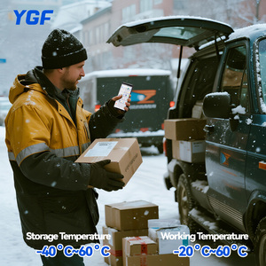IP68 F35 Android <span class=keywords><strong>PDA</strong></span> Industrial <span class=keywords><strong>PDA</strong></span> Escáner <span class=keywords><strong>PDA</strong></span> con-20 °C ~ 60 °C Motor de escaneo de temperatura de funcionamiento Batería seleccionable de 5000mAh - Product Image 6