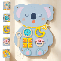 Panel de Pared de Madera Montessori para Guardería, Equipo de Entrenamiento Sensorial, Juego de Tablero de Actividades, Juguetes Educativos para Niños