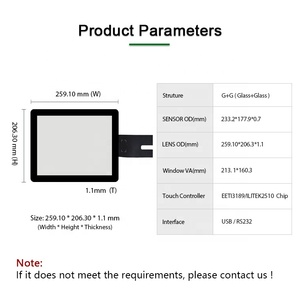 10.4 <span class=keywords><strong>inch</strong></span> egalax cảm ứng giao diện USB cảm ứng Bảng điều chỉnh 10.4 "cảm ứng điện dung màn hình với exc3189 exc3188 exc80h83 - Product Image 2