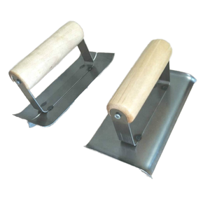 Truelle d'angle de qualité industrielle avec manche en bois Groover Truelle à <span class=keywords><strong>ciment</strong></span> pour le travail du plâtre Caractéristiques carrées - Product Image 2