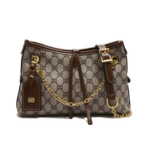 กระเป๋าสะพายไหล่ผู้หญิงคุณภาพสูง ความจุขนาดใหญ่ เหมาะสำหรับใช้งานกลางแจ้ง มาพร้อมสายโซ่และซิป 5804 - Product Image 5