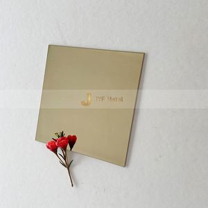 Lámina Decorativa de Acero Inoxidable para Cabina de Ascensor, Acabado Pulido Espejo Súper Brillante Dorado, Estándar JIS Serie 200/300 - Product Image 6