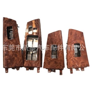 Toyota Corolla <b>Window</b> Regulator Switch <b>Panel</b> 74232-12380 Peach Wood ABS Dash Frame 2001-2007 - Product Image 1