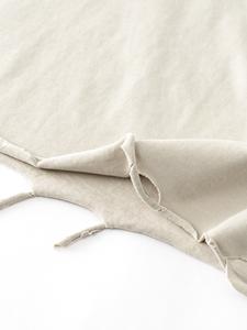 เสื้อยืดถักสไตล์เรียบง่ายสำหรับผู้ชาย สีพื้น ผ้าฝ้าย 100% แขนสั้น สวมใส่สบาย ทรงปกติ ระบายอากาศได้ดี ไม่ยับ - Product Image 6