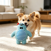 Nouveau design Jouets interactifs en peluche pour animaux de compagnie Jouet à mâcher coloré pour chiens agressifs Jouets en peluche pour animaux
