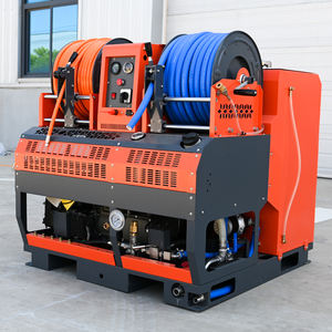 Machine de nettoyage de canalisations d'<span class=keywords><strong>essence</strong></span> 300bar/4350psi/30lpm Boîte de vitesses avec système de capteurs Réservoir d'eau 500L Machine de nettoyage de canalisations - Product Image 2