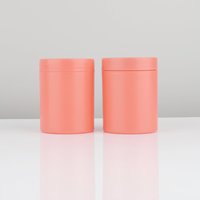 Pot cosmétique en plastique rechargeable et durable de 100 g avec couvercle à vis, emballage pour beurre corporel hydratant et soins de la peau