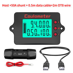 Medidor <span class=keywords><strong>de</strong></span> Batería Profesional para Vehículos Recreativos PZEM-037, 12V 24V 100V 50A, Contador <span class=keywords><strong>de</strong></span> Coulombios, Detector <span class=keywords><strong>de</strong></span> Voltaje y Corriente LCD, Probador <span class=keywords><strong>de</strong></span> Batería con Indicador <span class=keywords><strong>de</strong></span> Estado <span class=keywords><strong>de</strong></span> Carga (<span class=keywords><strong>SOC</strong></span>%) - Product Image 4