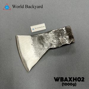 LHAXH02 all'ingrosso personalizza il Logo rivestito di ricambio per esterni testa d'ascia 1/<span class=keywords><strong>3</strong></span> bianco satinato lama d'ascia forgiata in acciaio ad alto tenore di carbonio - Product Image 5