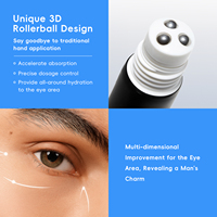 Crème pour les yeux LAIKOU pour hommes 20g Triple Roller Lift Hydratante, raffermissante, lissante, hydratante, soin de la peau des yeux