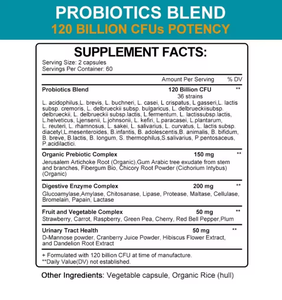 <strong>Probiotic</strong> Complex Beauty Softgel Capsules Multi-Strain Adult Energy Management <strong>Supplement</strong> - Product Image 3