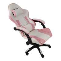Fauteuil de bureau gaming en cuir véritable, pivotant, avec dossier réglable en hauteur, prix abordable, pour l'e-sport