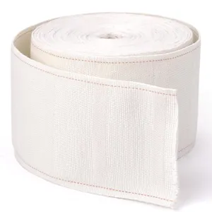 Ruban à œillets en polyester blanc, produit en usine à bas prix, 8cm, 10cm, vente en gros