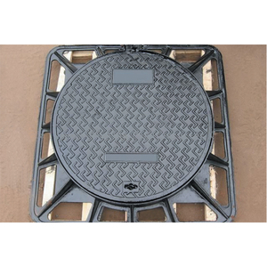 Cubierta de alcantarilla compuesta de resina reciclada ecológica Material plástico FRP que reduce <span class=keywords><strong>la</strong></span> <span class=keywords><strong>huella</strong></span> de carbono en <span class=keywords><strong>la</strong></span> construcción disponible rojo - Product Image 1
