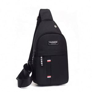 Best Price Cheap Outdoor Letter Oxford Men's Chest Bag With <b>Adjustable</b> <b>Strap</b> - Product Image 1