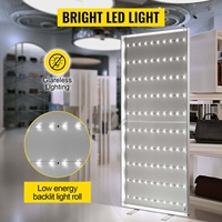 Affiche rétroéclairée à LED, affichage publicitaire, boîte à lumière, cadre en aluminium, boîte à lumière Seg