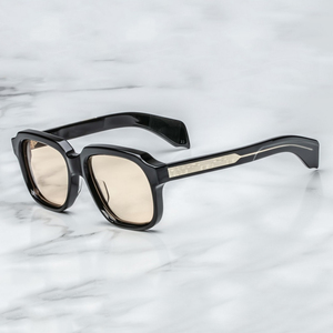 Lbashades biểu tượng tùy chỉnh vuông Acetate kính mát chất lượng cao Phân cực Sun Glasses For Men phụ nữ Dày Trắng Vàng tac OEM ODM - Product Image 1