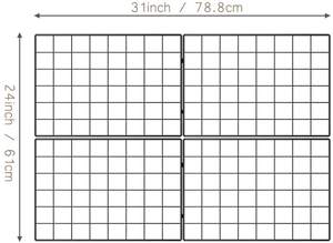 Indah rak topi logam Tampilan Berdiri dinding dipasang <span class=keywords><strong>Panel</strong></span> Grid untuk penggunaan pakaian - Product Image 2