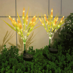 Lámpara Solar LED con Forma de Espiga de Trigo, Decoración Impermeable para Jardín y Césped, 12V CC con Batería Incluida - Product Image 4