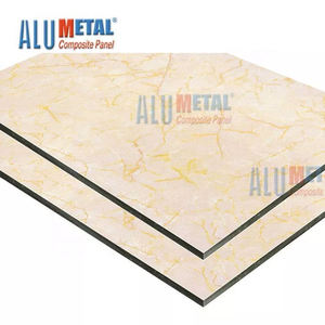 Alumetal Marble Granite Nhôm <span class=keywords><strong>Composite</strong></span> Panel Alucobond Ghana Ả Rập <span class=keywords><strong>Saudi</strong></span> Mauritius 2Mm 3Mm 4Mm - Product Image 6