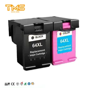 64XL HP 64 XL Color remanufacturado negro recarga 64XL cartuchos de tinta para impresora HP IENVY Photo 6220 6222 7120 7130 7134
