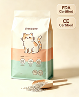 Sac d'emballage pour litière pour chat, format personnalisé, 8 pouces, fond carré, scellé sur le côté, en aluminium, résistant à l'humidité, imprimé en héliogravure, pochette autoportante