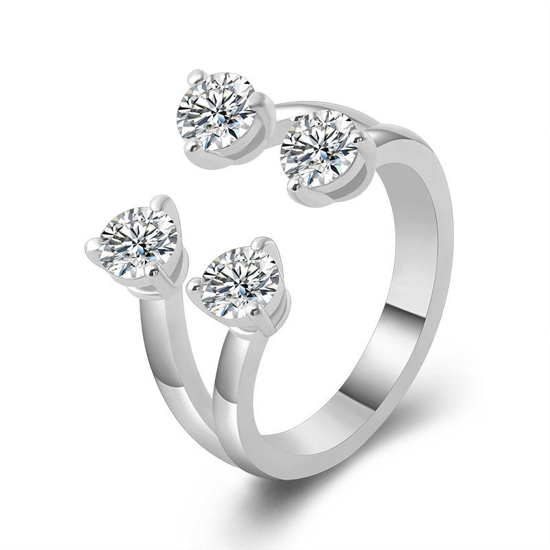 แหวนเพชรโมอิสซาไนต์ทองแท้ 14K