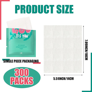 Lingettes déodorantes naturelles anti-transpiration multi-parfums pour aisselles, emballées individuellement, personnalisables - Product Image 3