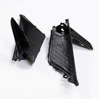 AKOSO Carénage en fibre de carbone avec revêtement anti-UV pour moto, ailerons avant intérieurs en fibre de carbone pour BMW S1000RR S1KRR 2025