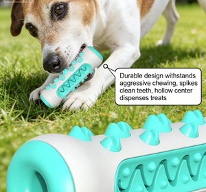 卸売エコフレンドリーで可愛い丈夫なTPR+ナイロン製カスタムペット犬用歯ブラシスティック（ロープ付き） - Product Image 5