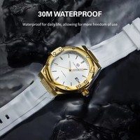 Montre mécanique pour homme FORSINING, bracelet en silicone bleu 24 cm, étanche, lumineuse, sportive, pour homme, décontractée, pour le travail