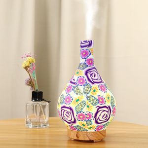 Difusor de Aroma Creativo con Forma de Florero, 0.5L, Alimentado por USB, con Luz LED, para Uso Doméstico - Product Image 1
