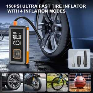 Arrancador <span class=keywords><strong>de</strong></span> Coche Portátil 3 en 1 <span class=keywords><strong>de</strong></span> 1000A con Banco <span class=keywords><strong>de</strong></span> Energía <span class=keywords><strong>de</strong></span> 12000mAh, Compresor <span class=keywords><strong>de</strong></span> Aire e Inflador <span class=keywords><strong>de</strong></span> Neumáticos - Product Image 4