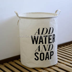 Best Canvas Collapsible <b>Laundry</b> Hamper <b>Basket</b> Online - Product Image 1