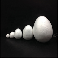 Œufs en polystyrène blanc toutes tailles (2,5-30 cm) pour décorations de Noël, mariages, maison, Saint-Valentin, et projets DIY pour enfants
