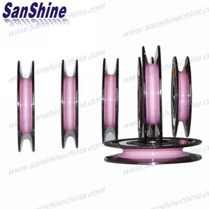 महीन पतले मोटे भारी तांबे के तार खींचने की मशीन के लिए वायर टेंशन पुली व्हील रोलर - Product Image 6