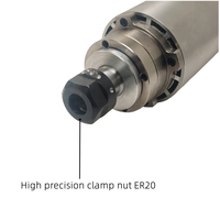 Motor Spindle Berpendingin Udara 2.2KW dengan Diameter 80mm dan Kecepatan Rotasi Tinggi serta Motor Spindle Presisi Tinggi untuk Pendinginan Udara