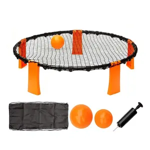 Spikeball-Juego de 3 bolas estándar para patio trasero, parque de césped, exteriores, deportes, playa, voleibol, red