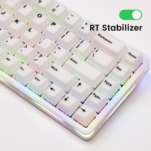 คีย์บอร์ดเกมมิ่งไร้สาย <span class=keywords><strong>AKKO</strong></span> Verve68 HE RGB 68 ปุ่ม คีย์แคป PBT รองรับการเชื่อมต่อแบบ Hot Swap ด้วยเทคโนโลยี Gasket Mount ความเร็วในการสแกน 8K Polling และ 32K Scan Rate พร้อมการเชื่อมต่อแบบไร้สาย 2.4G - Product Image 4