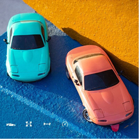 Voiture télécommandée électrique 1/18 édition gyroscope, avec lumières de simulation et fonctions de retournement, jouet RC