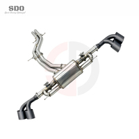 SDO SS304 OEM Valve Muffler Catback pour Lamborghini URUS 4.0T V8 2018-2026 avec embouts d'échappement quadruples noir mat