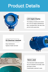 3 Inch DN80 Mm LCD Digital Micro Biogas <b>Flow</b> <b>Meter</b> Nitrogen Oxygen Air Insertion Thermal Mass Gas <b>Flow</b> <b>Meter</b> - Product Image 6