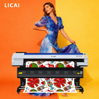 Imprimante à sublimation à jet d'encre automatique de 1,9 m à vente chaude avec 2 têtes d'impression I3200 pour textiles et papier