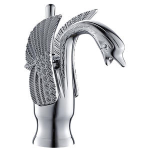 Grifo de lavabo antiguo europeo de cobre, grifo de lavabo, <span class=keywords><strong>grifos</strong></span> mezcladores de agua fría y caliente, grifo de <span class=keywords><strong>animales</strong></span>, <span class=keywords><strong>grifos</strong></span> de lavabo de mostrador - Product Image 5