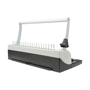 Fabbrica diretta fogli 450 raccoglitore macchina uso ufficio A4/303mm pettine raccoglitore <span class=keywords><strong>21</strong></span> fori carta manuale libro rilegatrice - Product Image 5